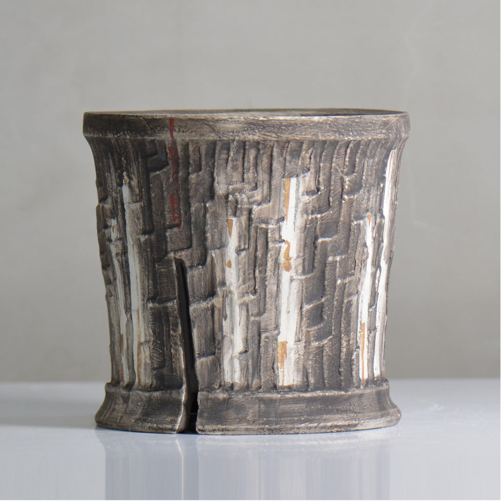 沼野 秀章 / 刻む音 /  nh5_so10_l / 約φ15.7cm / 植木鉢
