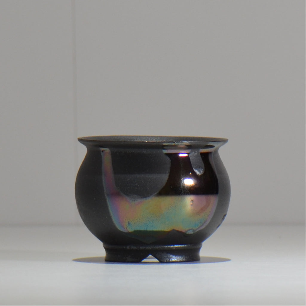 Naka / マダラ黒  / no_mb02_xs / 約 φ8cm / 植木鉢