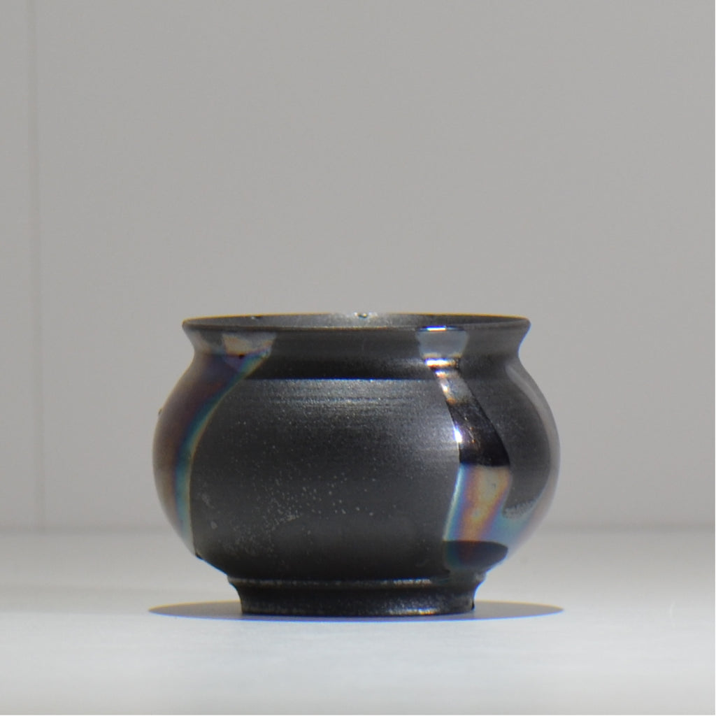 Naka / マダラ黒  / no_mb04_xs / 約 φ7.5cm / 植木鉢
