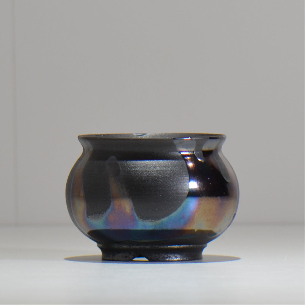 Naka / マダラ黒  / no_mb04_xs / 約 φ7.5cm / 植木鉢