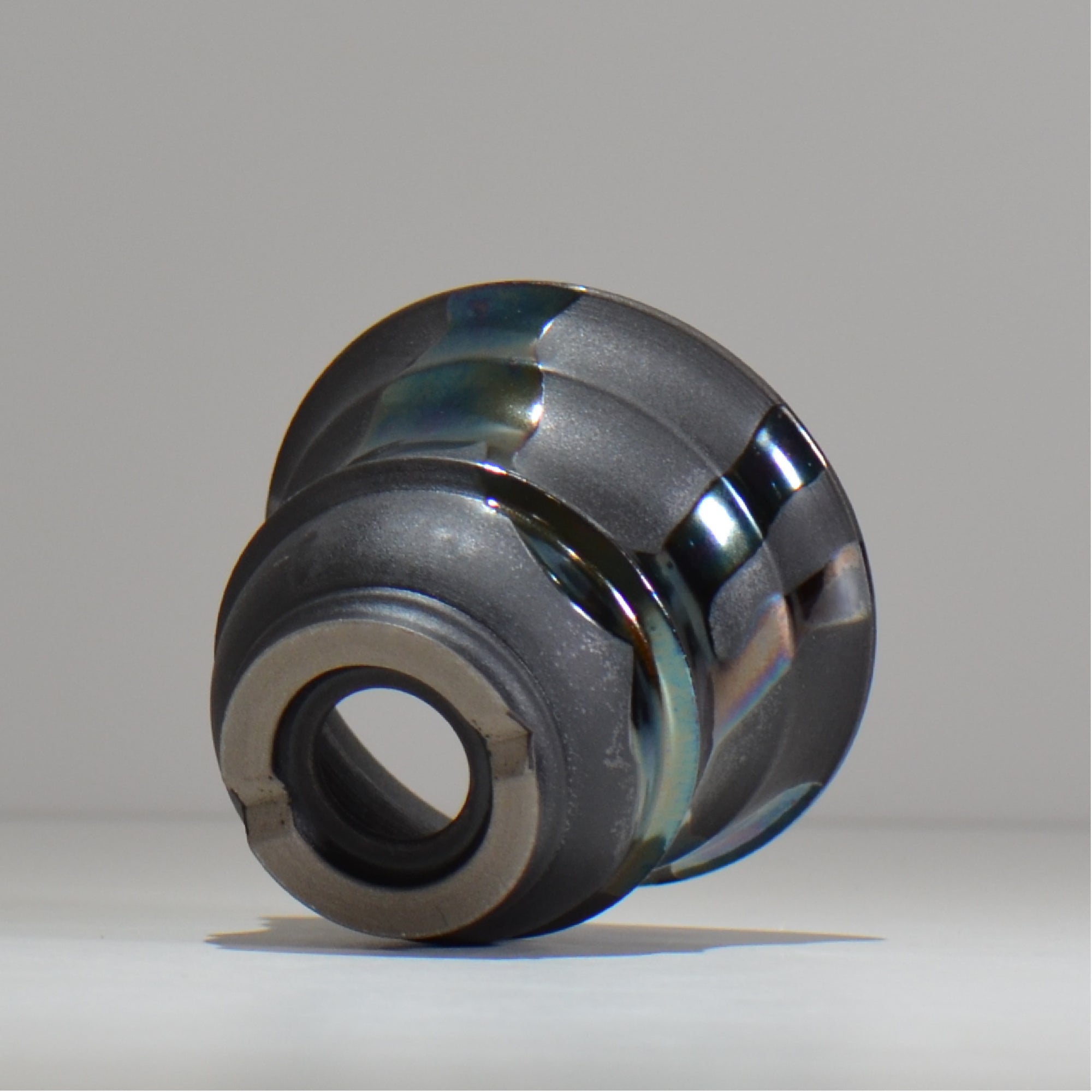 Naka / マダラ黒  / no_mb06_s / 約 φ10.7cm / 植木鉢