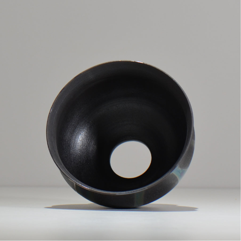 Naka / マダラ黒  / no_mb09_m / 約 φ13.2cm / 植木鉢
