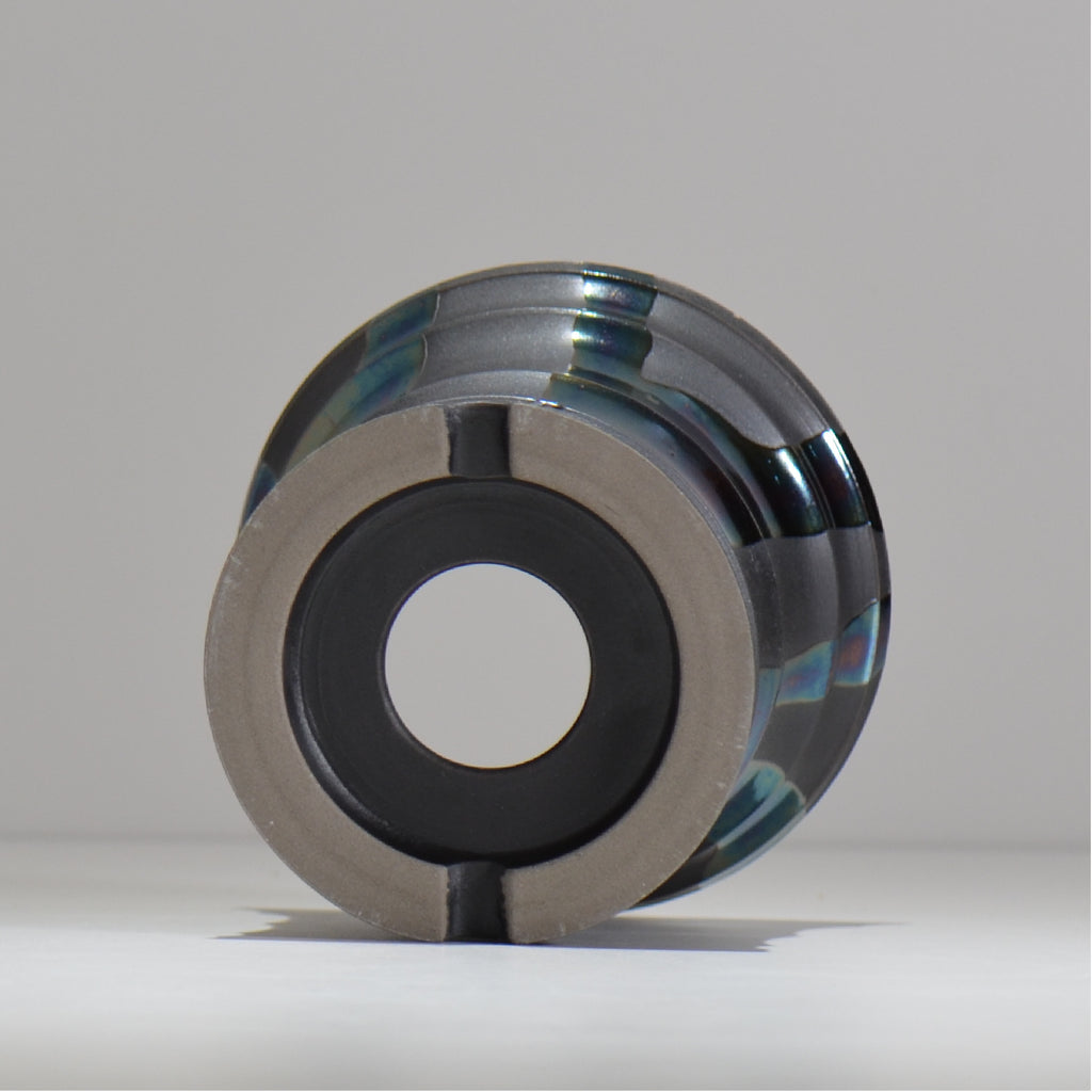 Naka / マダラ黒  / no_mb11_m/ 約 φ13.5cm / 植木鉢