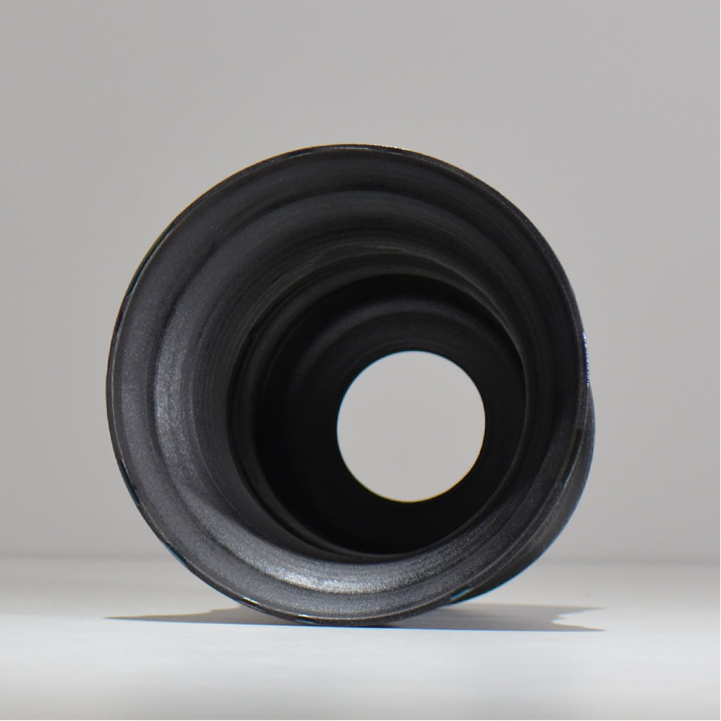 Naka / マダラ黒  / no_mb12_m / 約 φ14.7cm / 植木鉢