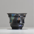 Naka / マダラ黒  / no_mb13_m / 約 φ12.5cm / 植木鉢