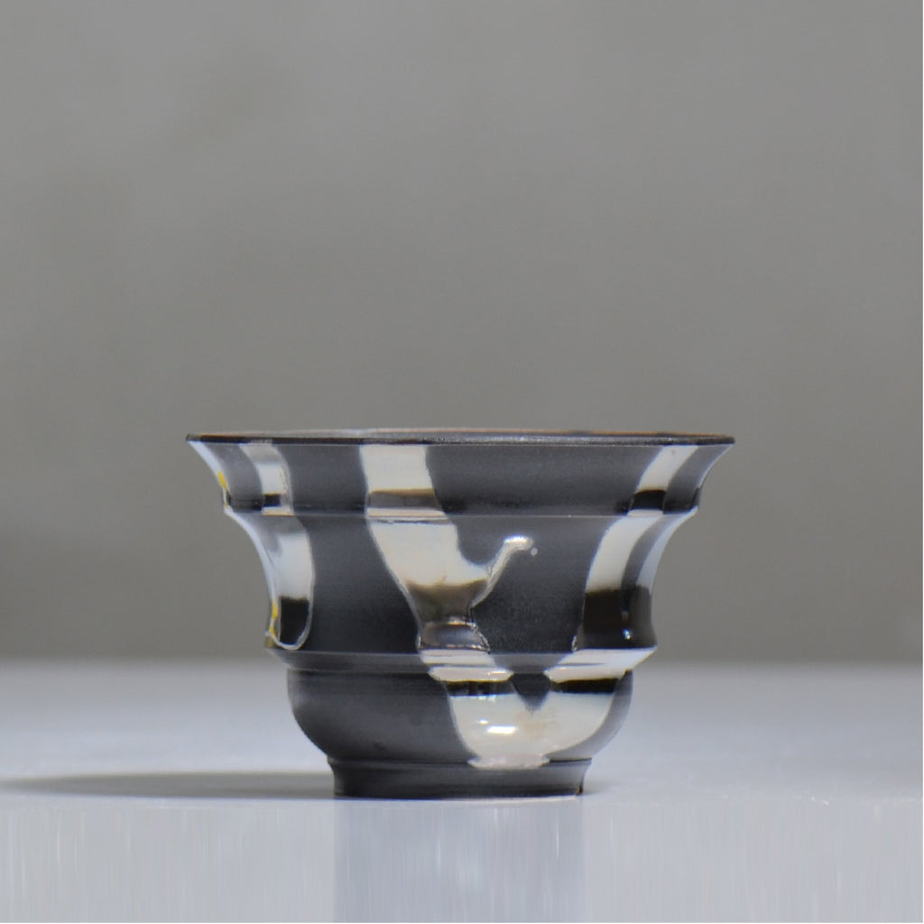 Naka / シルバーマダラ / no3_sm14_m / 約 φ12.5cm / 植木鉢