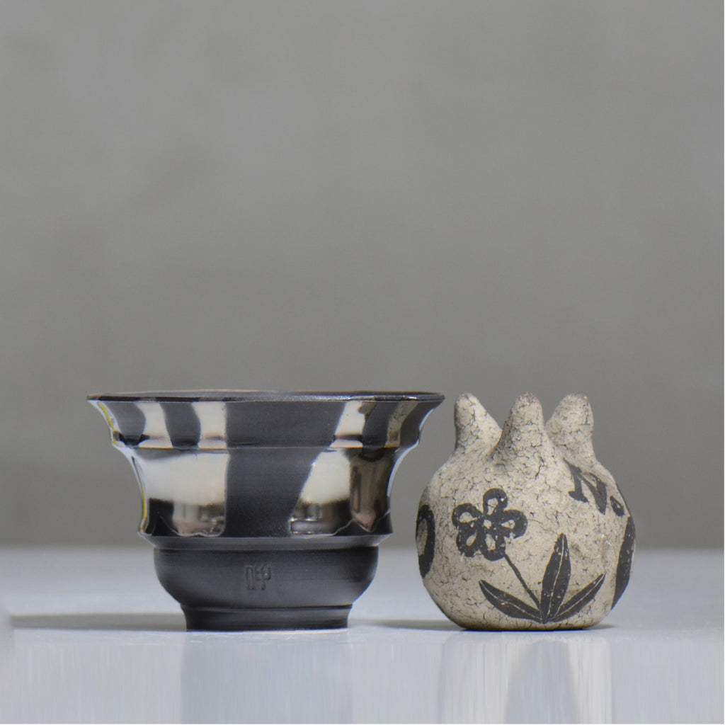Naka / シルバーマダラ / no3_sm14_m / 約 φ12.5cm / 植木鉢