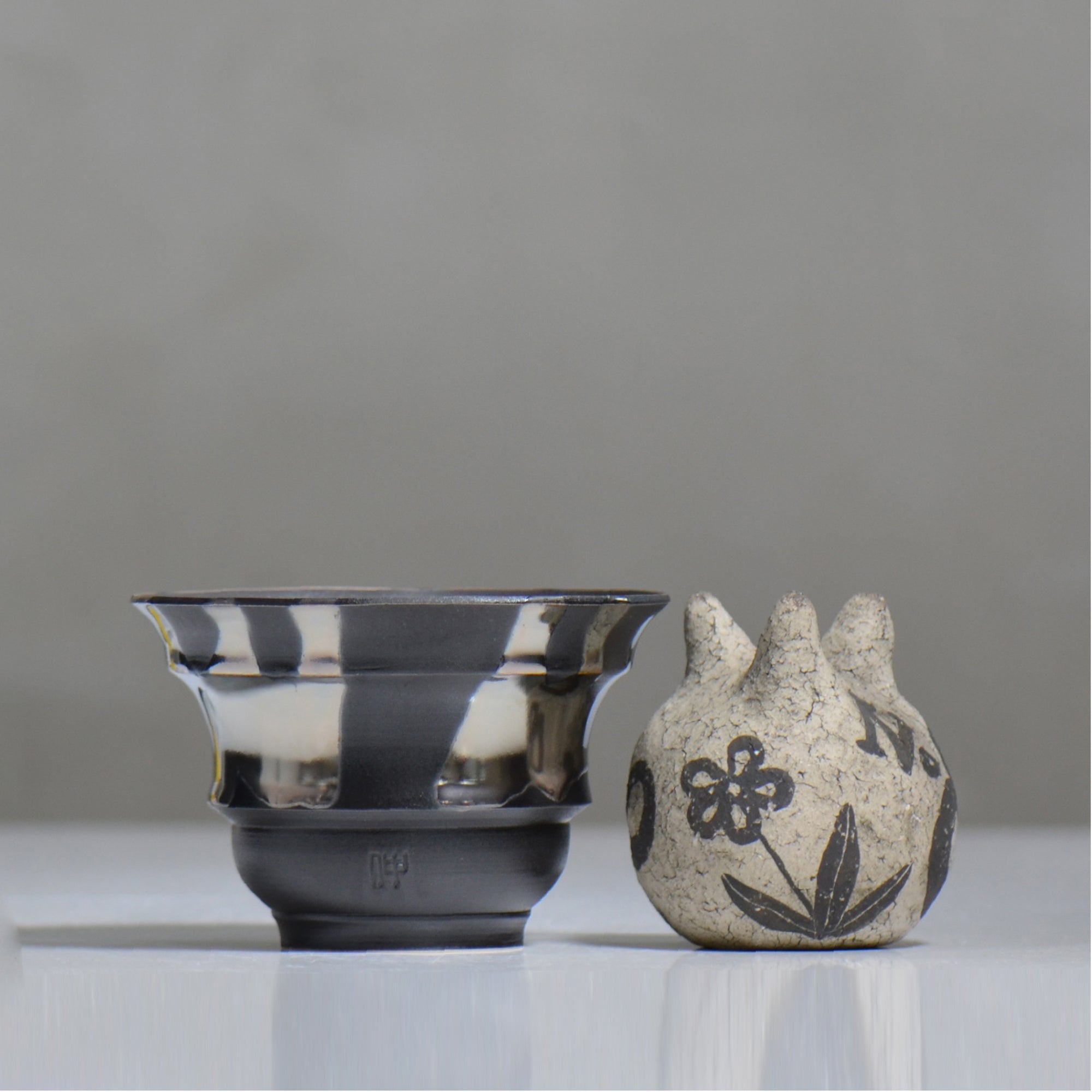 Naka / シルバーマダラ / no3_sm14_m / 約 φ12.5cm / 植木鉢