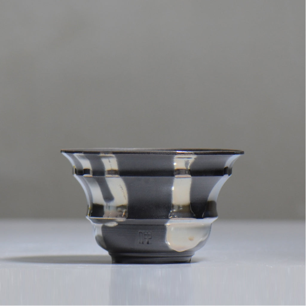 Naka / シルバーマダラ / no3_sm16_m / 約 φ12.5cm / 植木鉢
