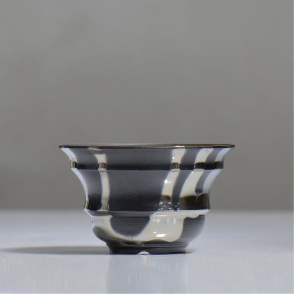 Naka / シルバーマダラ / no3_sm16_m / 約 φ12.5cm / 植木鉢