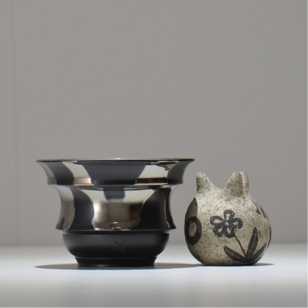 Naka / シルバーマダラ /  no_sm11_m / 約 φ14cm / 植木鉢