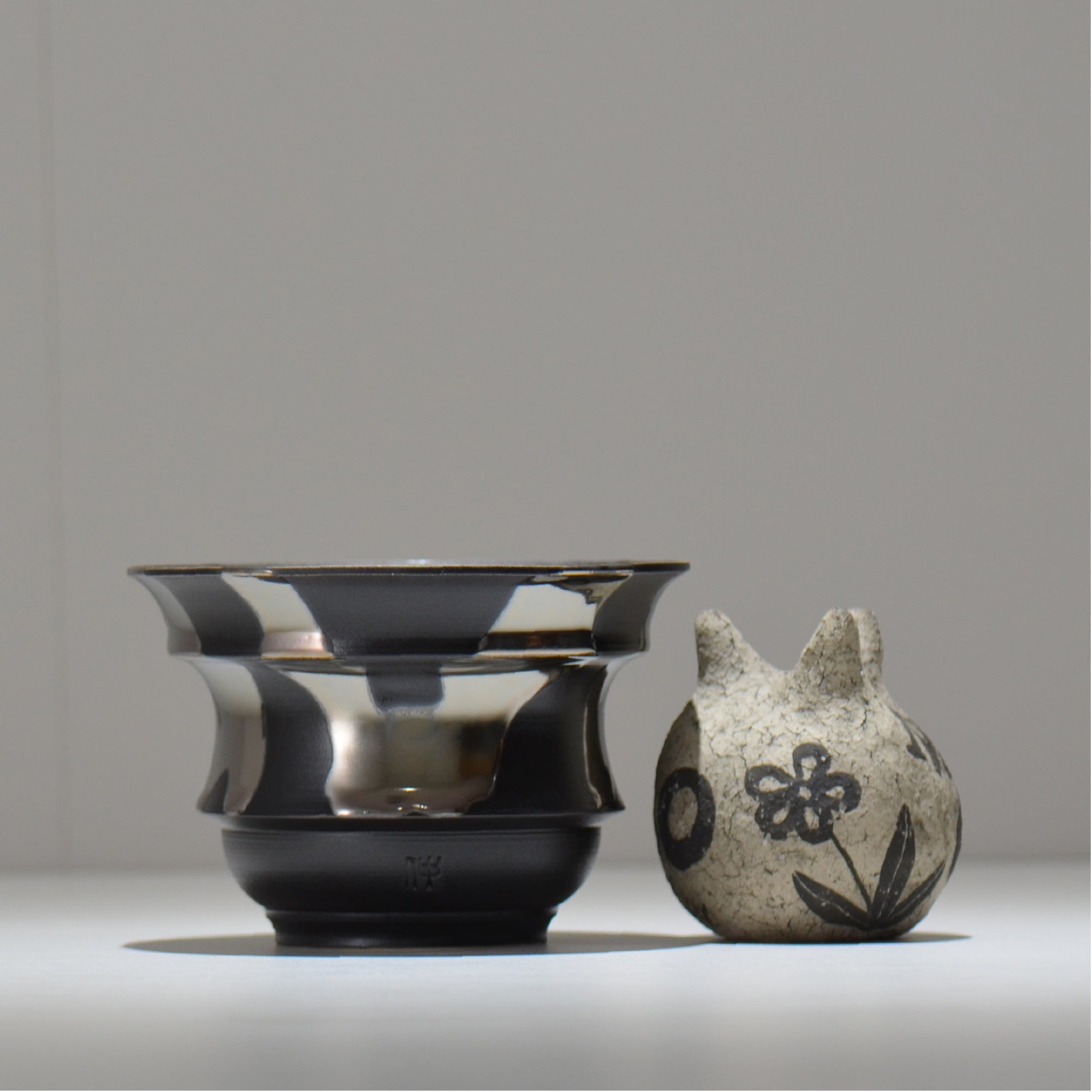 Naka / シルバーマダラ /  no_sm11_m / 約 φ14cm / 植木鉢