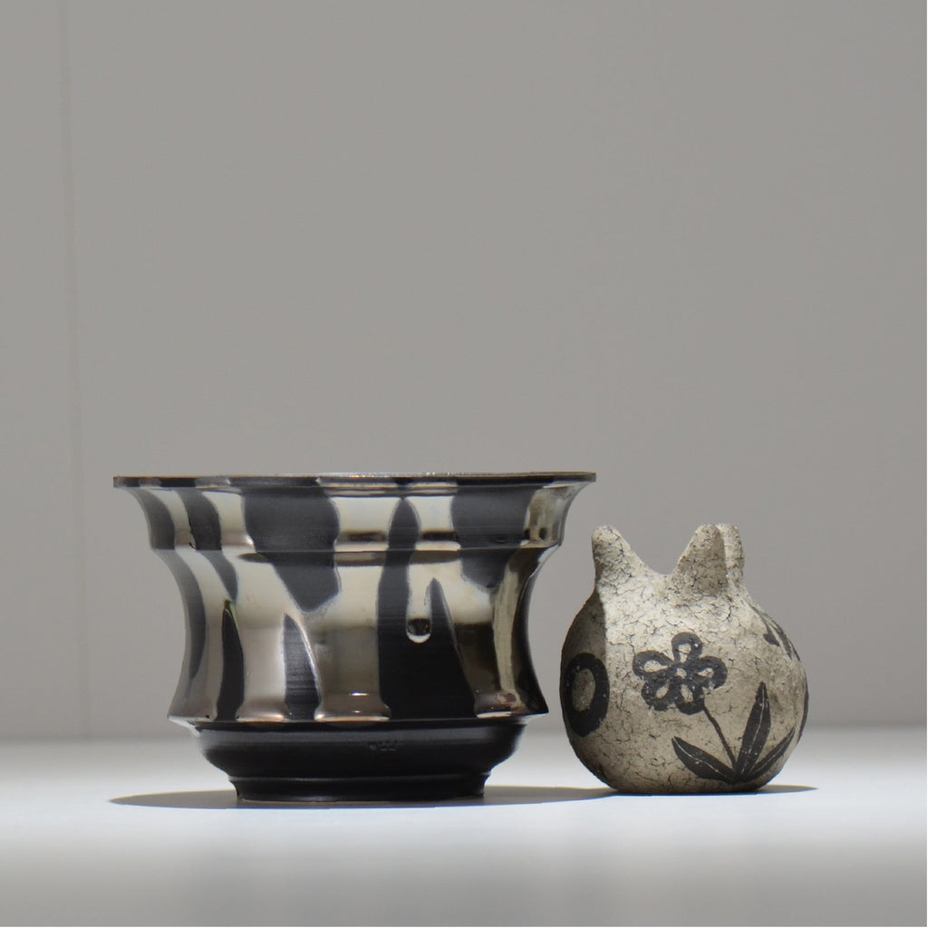 Naka / シルバーマダラ /  no_sm12_m / 約 φ15cm / 植木鉢