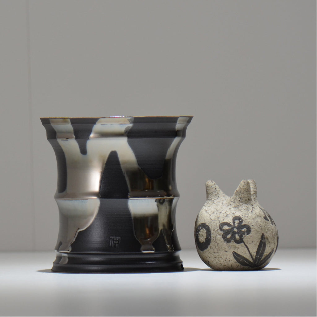 Naka / シルバーマダラ /  no_sm14_m / 約 φ14cm / 植木鉢