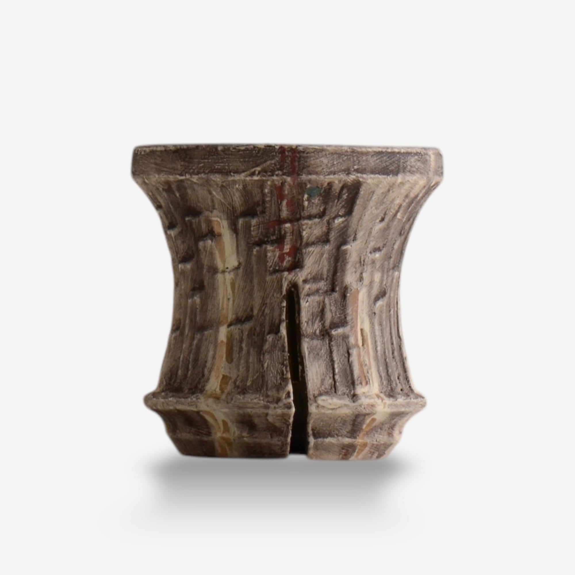 沼野秀章 / 刻む音 08  /   約 φ10.6cm  /  植木鉢