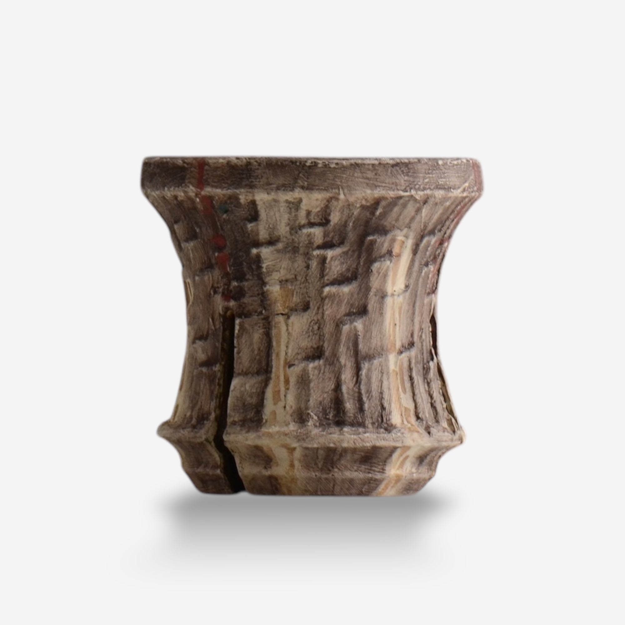 沼野秀章 / 刻む音 08  /   約 φ10.6cm  /  植木鉢