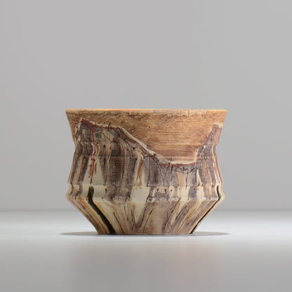 沼野秀章 / 刻ム音 / nu02_so12_m / 約 φ12.7cm  /  植木鉢