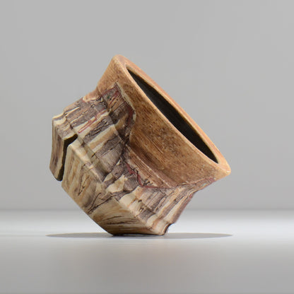 沼野秀章 / 刻ム音 / nu02_so12_m / 約 φ12.7cm  /  植木鉢