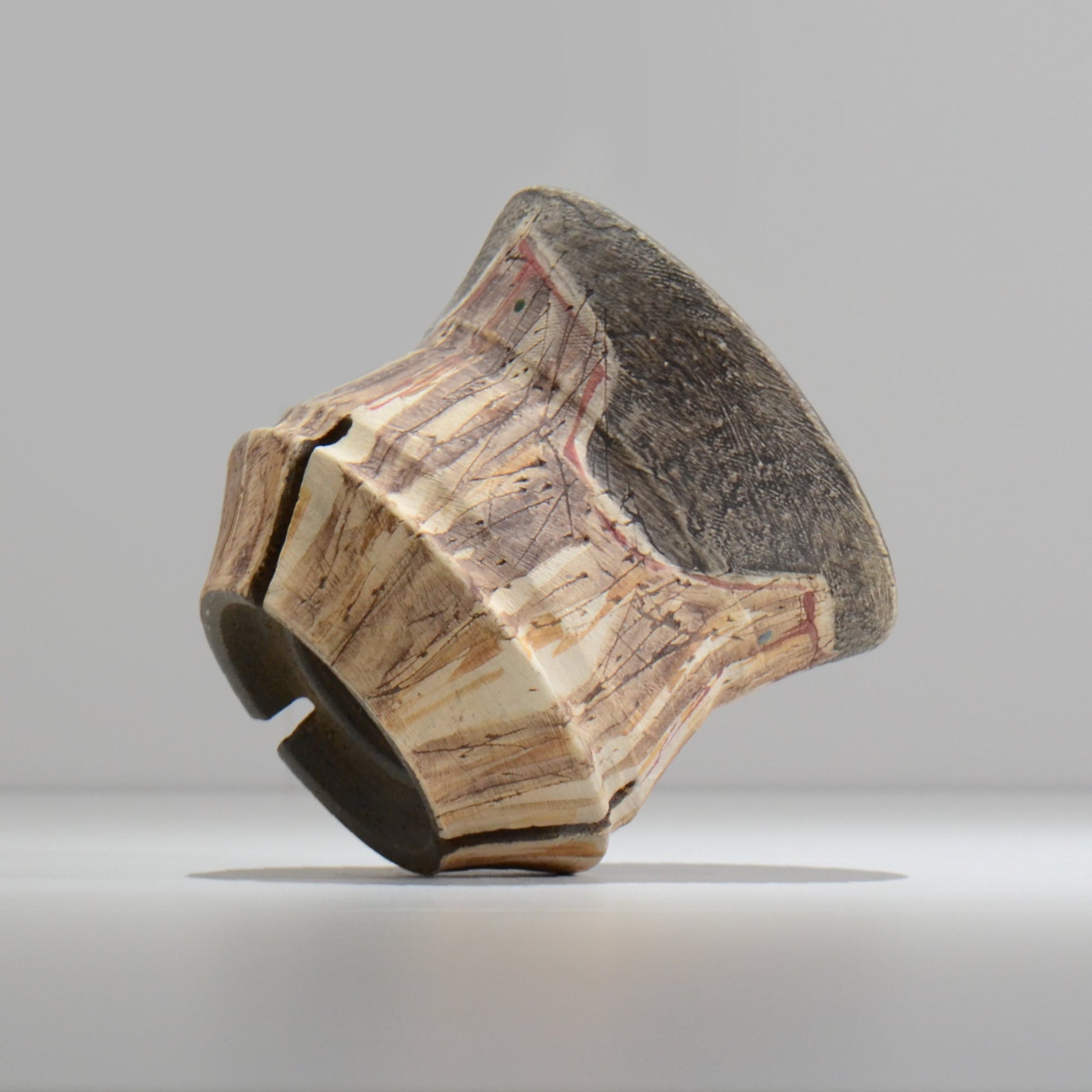 沼野秀章 / 刻ム音 / nu02_so13_m / 約 φ12.7cm  /  植木鉢