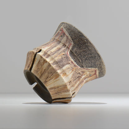 沼野秀章 / 刻ム音 / nu02_so13_m / 約 φ12.7cm  /  植木鉢