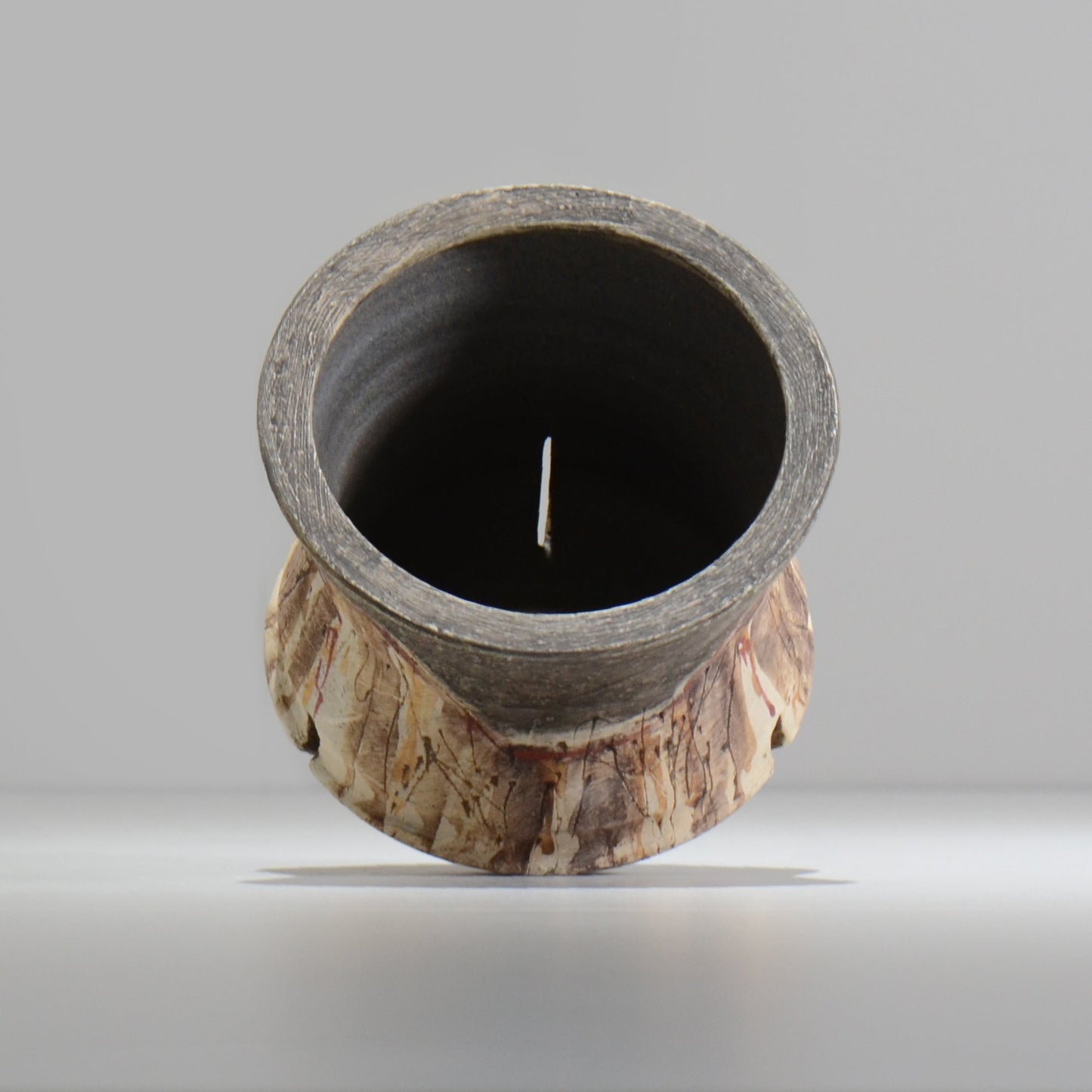 沼野秀章 / 刻ム音 / nu02_so13_m / 約 φ12.7cm  /  植木鉢