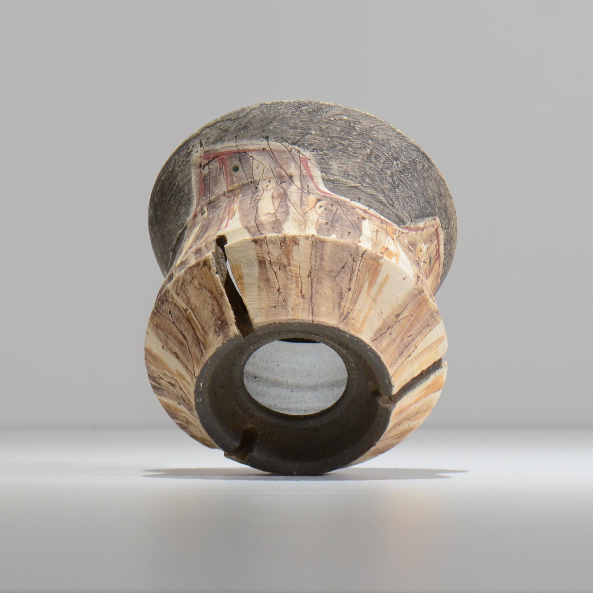 沼野秀章 / 刻ム音 / nu02_so13_m / 約 φ12.7cm  /  植木鉢