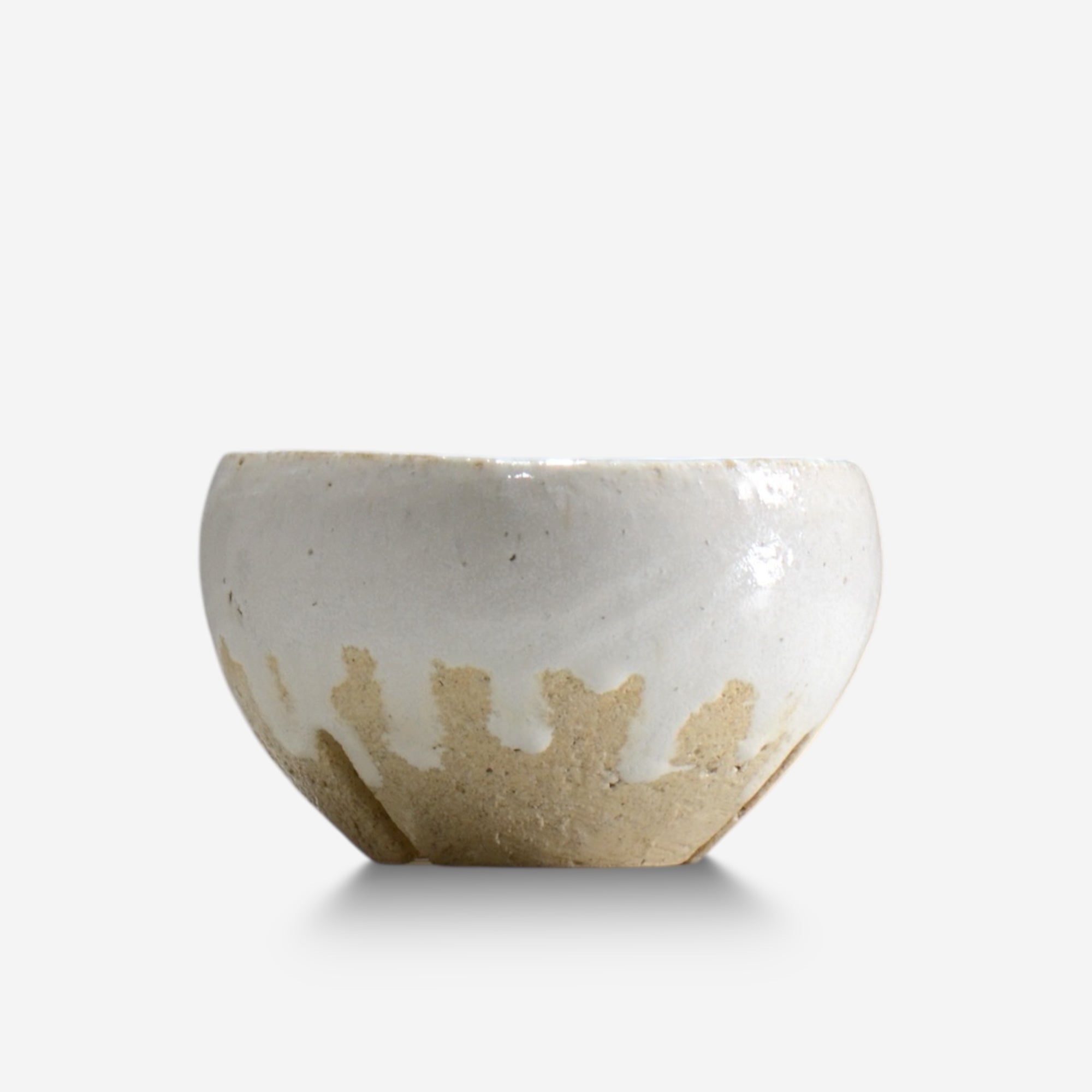 沼野秀章 / nu_white 03/  約 φ14cm  /  植木鉢