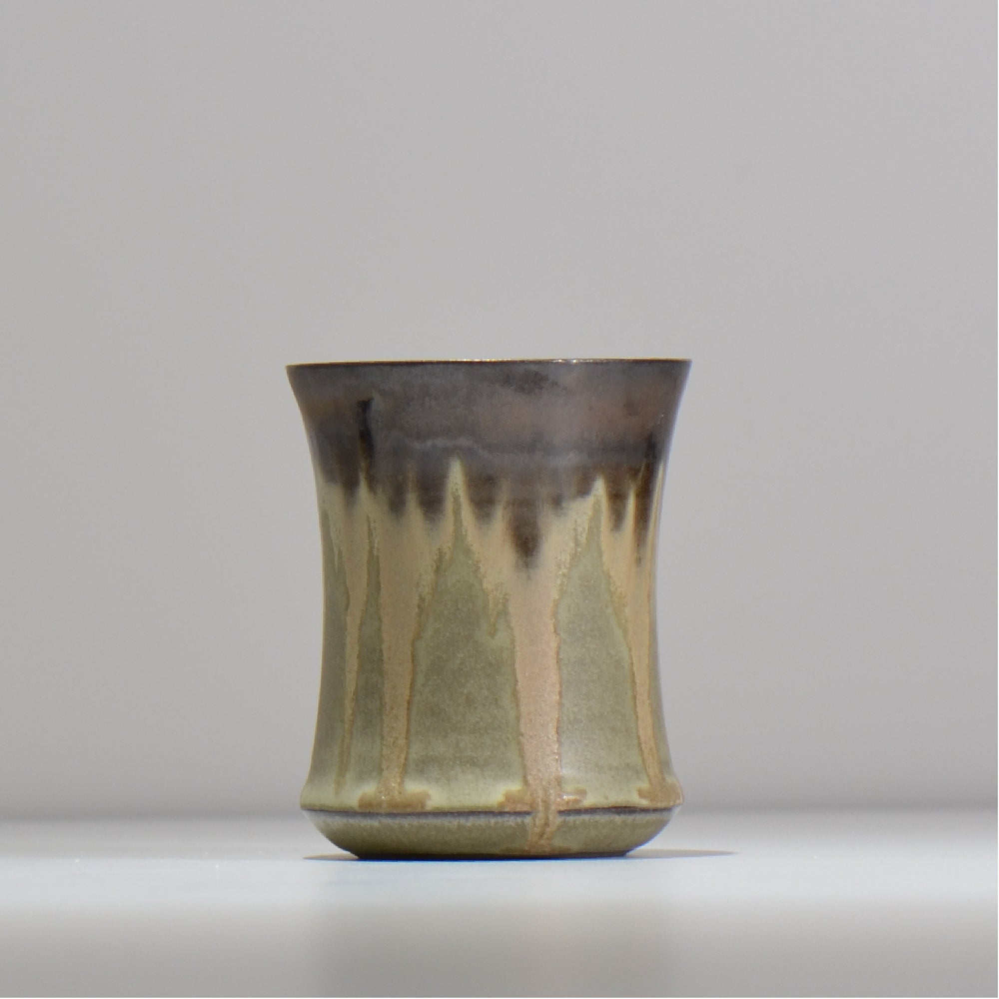 仲田唯希人/ 笠間長石釉花器 / ny_ichi01_xs / 底面 直径約4.2cm / 花瓶 