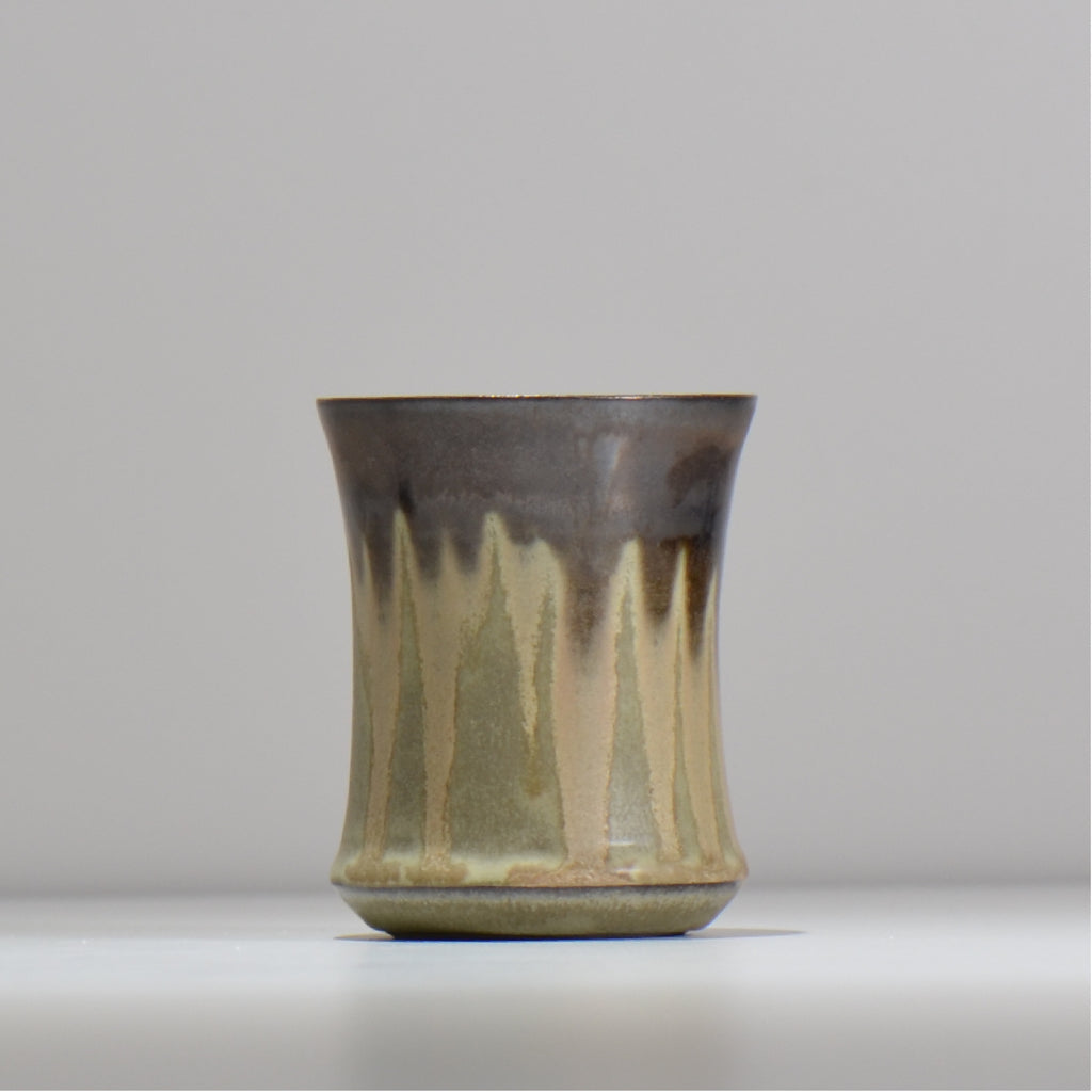 仲田唯希人/ 笠間長石釉花器 / ny_ichi01_xs / 底面 直径約4.2cm / 花瓶 