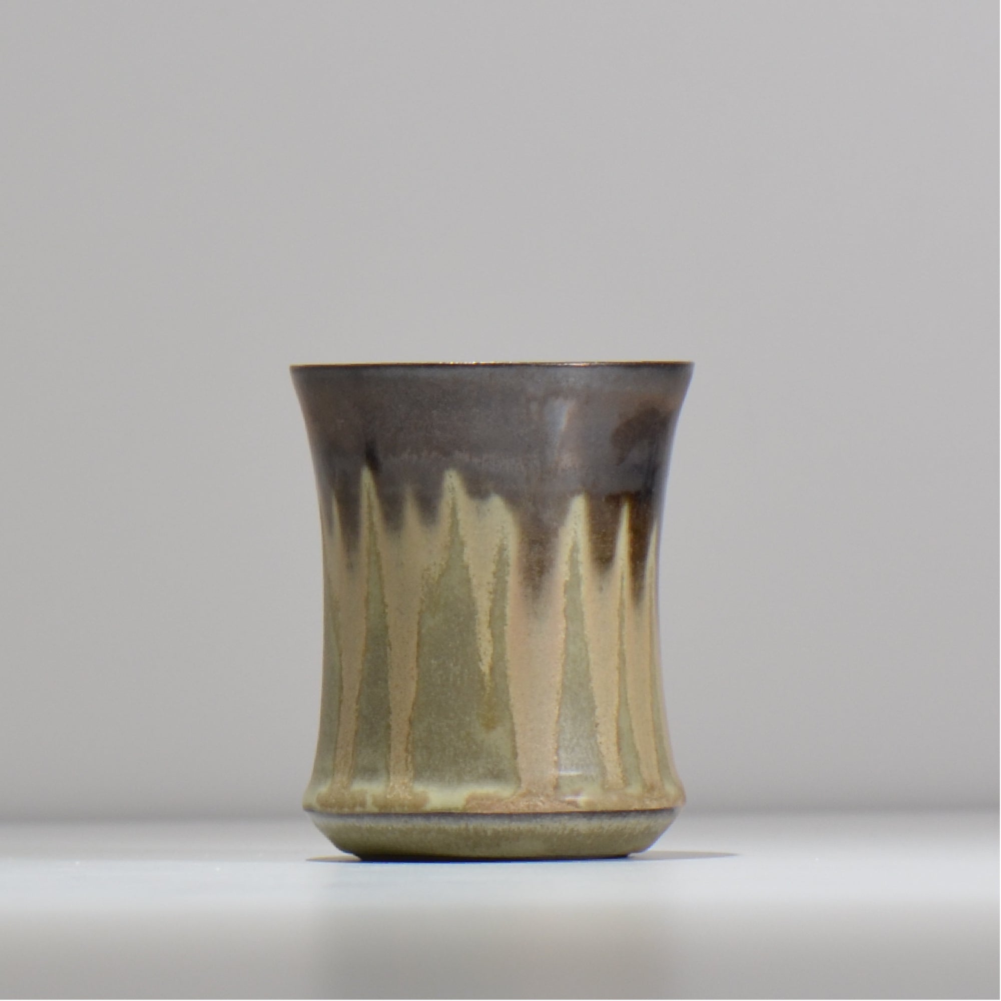 仲田唯希人/ 笠間長石釉花器 / ny_ichi01_xs / 底面 直径約4.2cm / 花瓶 