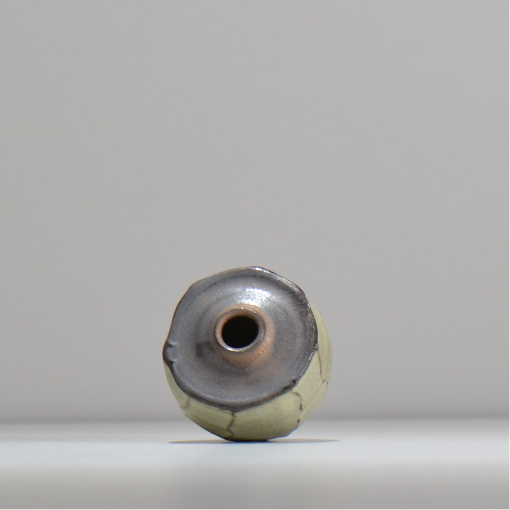 仲田唯希人/ 笠間長石釉花器 / ny_ichi02_xs / 底面 直径約3.5cm / 花瓶 