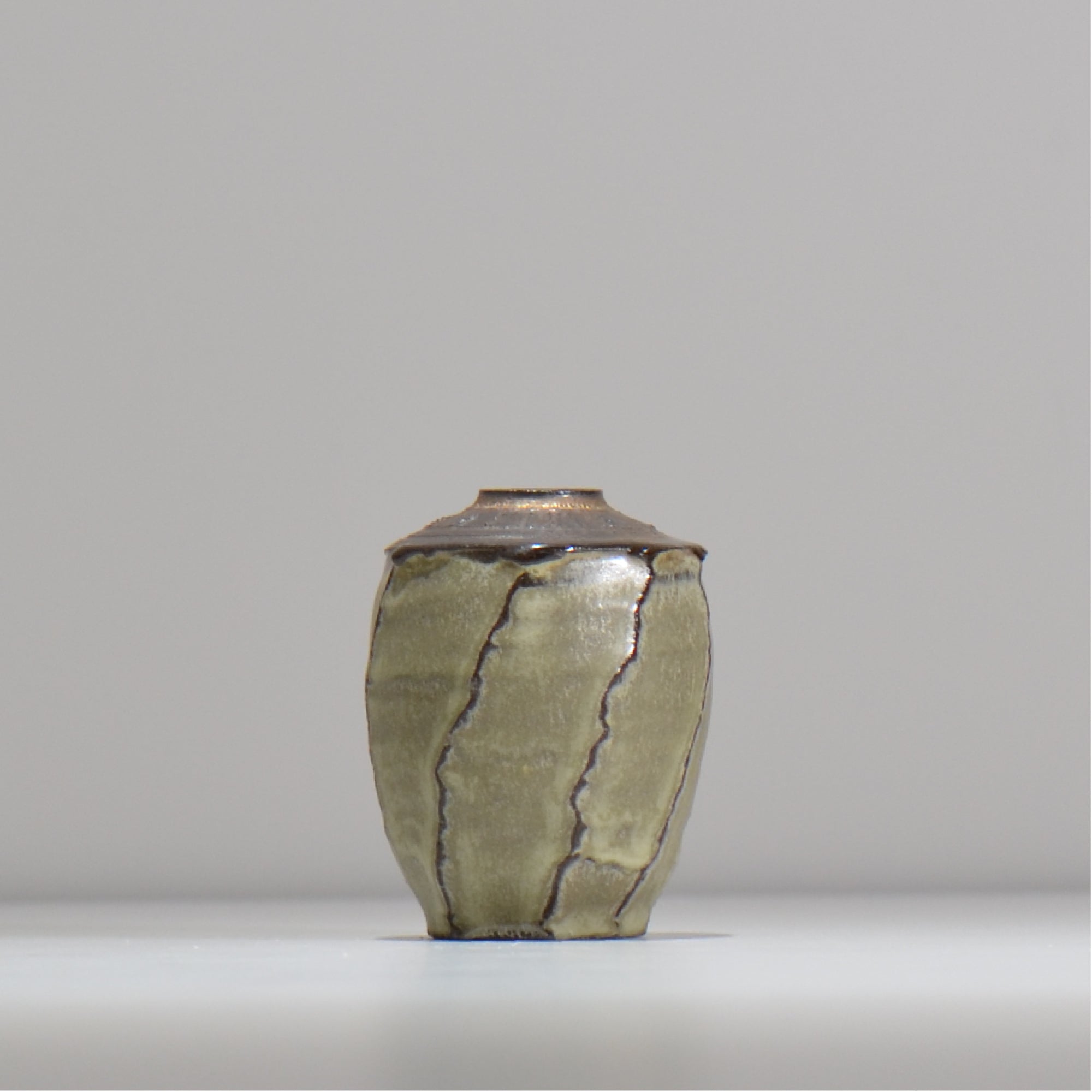 仲田唯希人/ 笠間長石釉花器 / ny_ichi03_xs / 底面 直径約4cm / 花瓶 