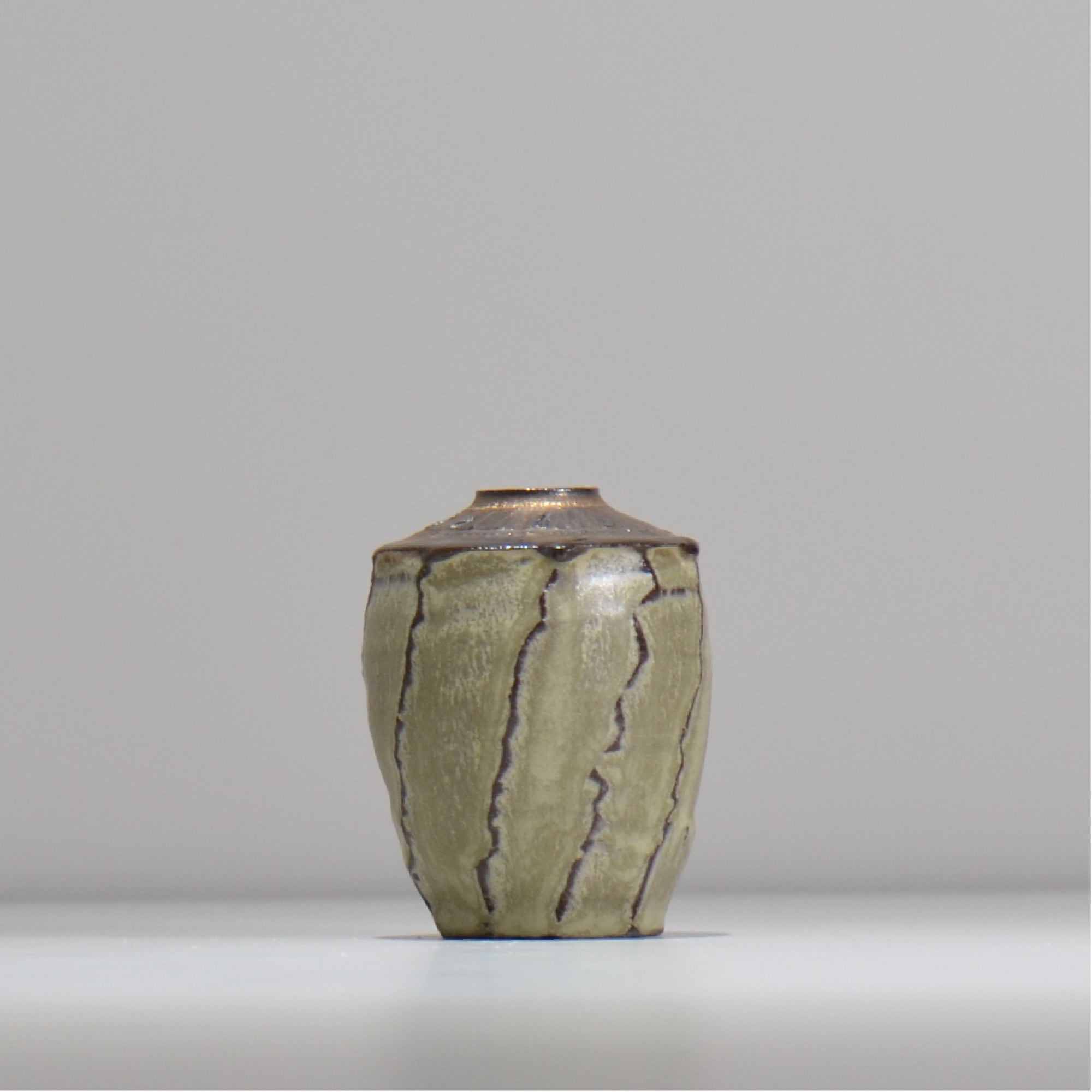 仲田唯希人/ 笠間長石釉花器 / ny_ichi03_xs / 底面 直径約4cm / 花瓶 