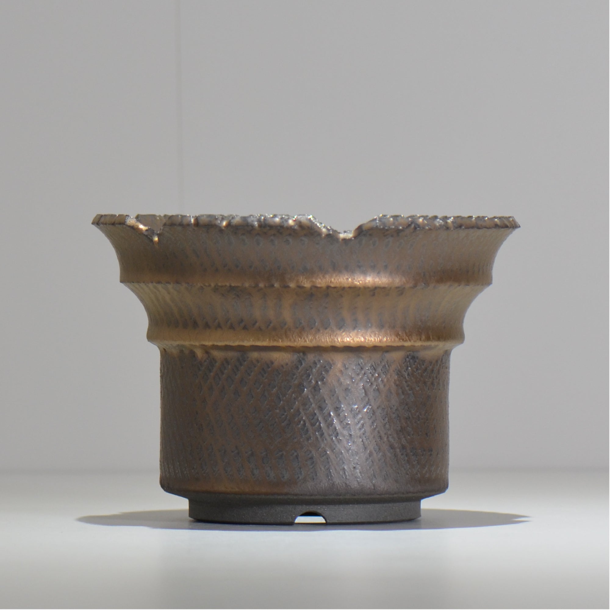 黄釉鉢 清代 仲田唯希人 / ny_lzd28_l / 約 φ17.5cm / 植木鉢 – ハチラボ