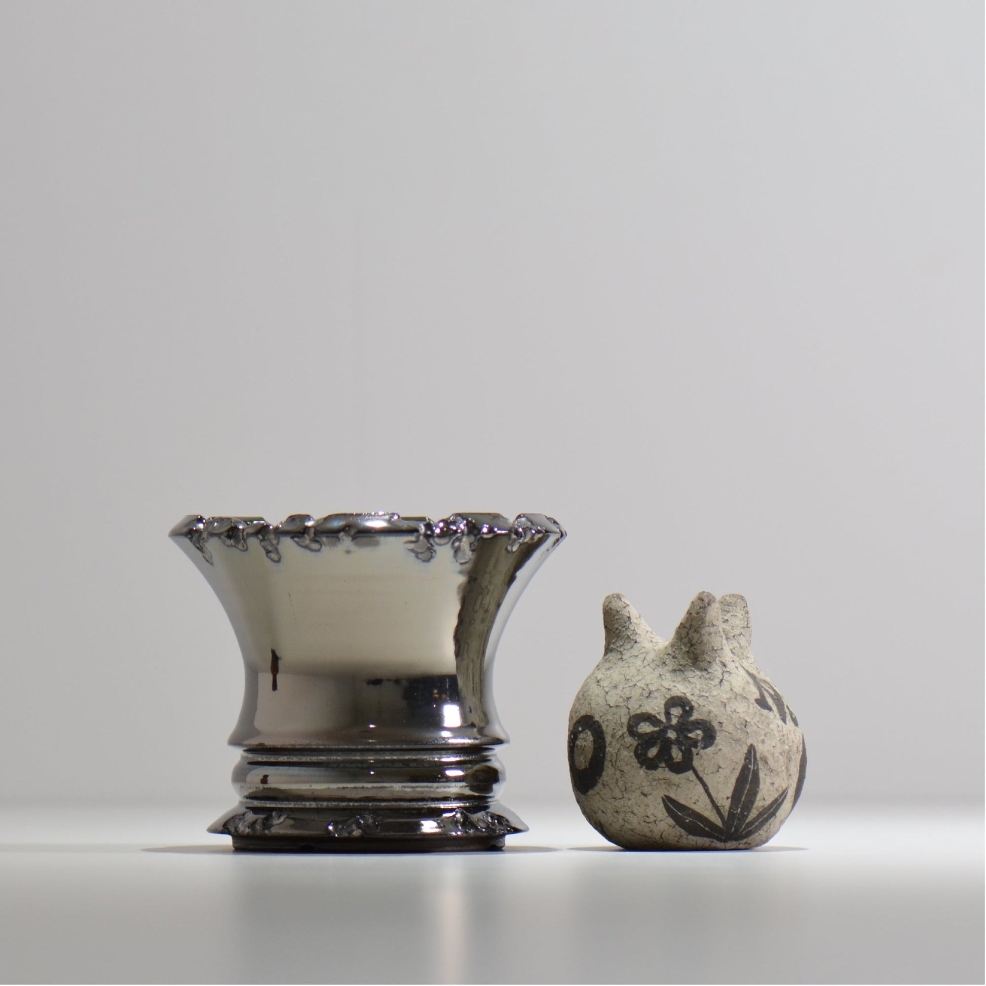 荻 / GILA 08 - 01cut / Mサイズ /  約 φ12.5cm / 植木鉢