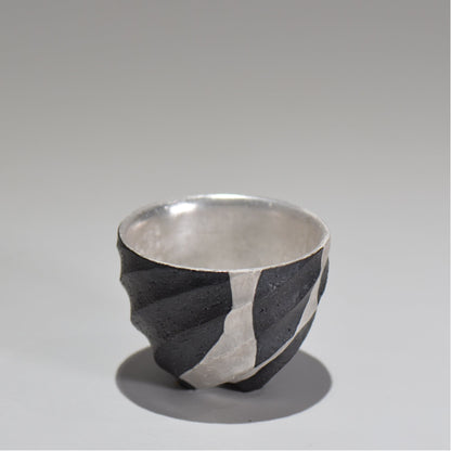 沖 誠  / 銀彩spiralぐい呑 /  om_01