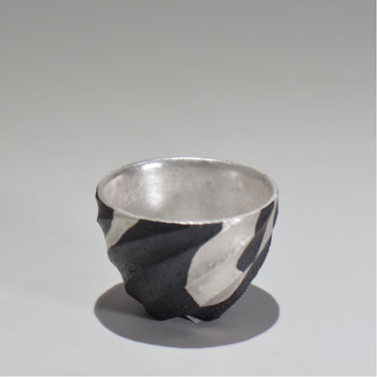 沖 誠  / 銀彩spiralぐい呑 /  om_02