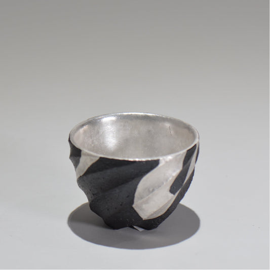 沖 誠  / 銀彩spiralぐい呑 /  om_02