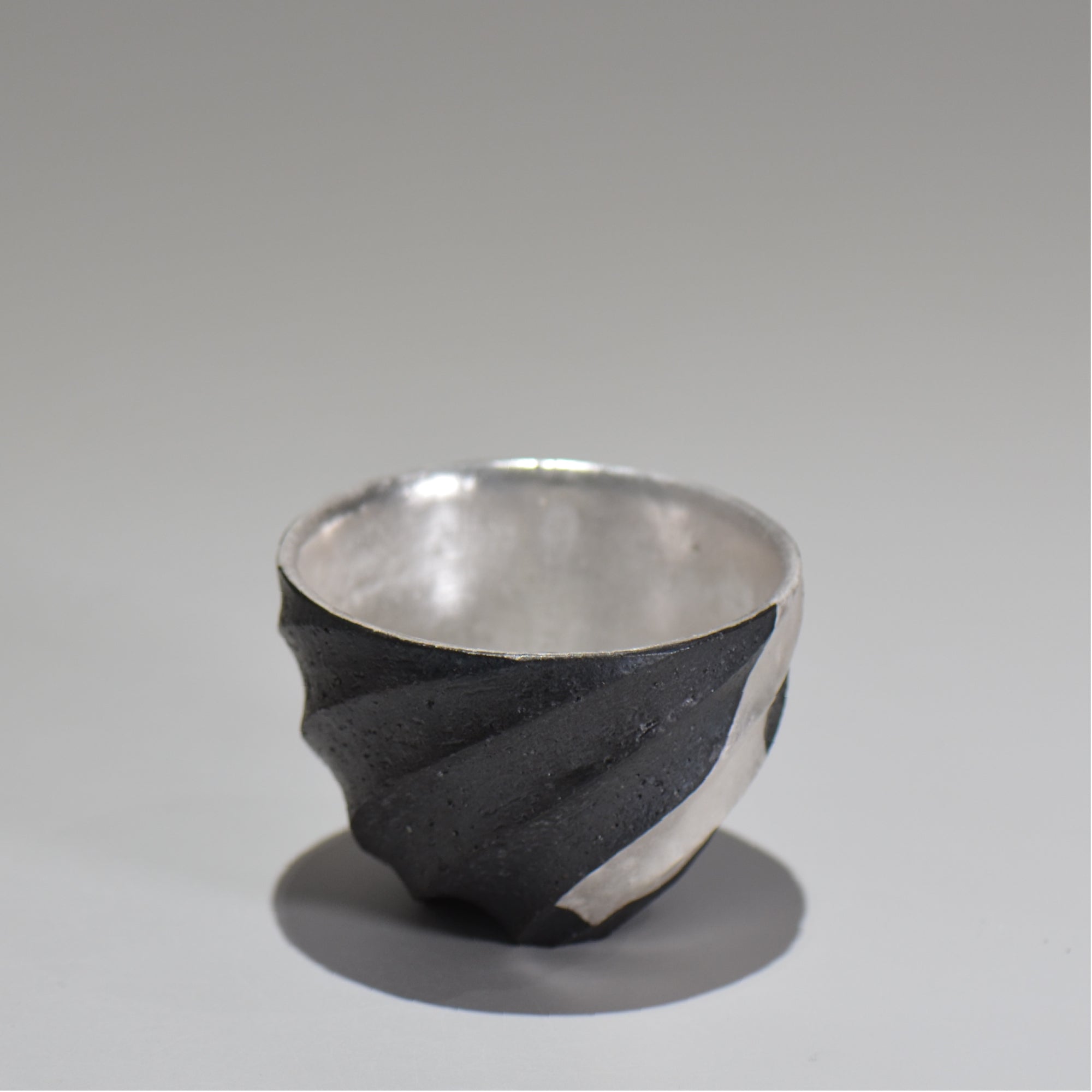 沖 誠  / 銀彩spiralぐい呑 /  om_02