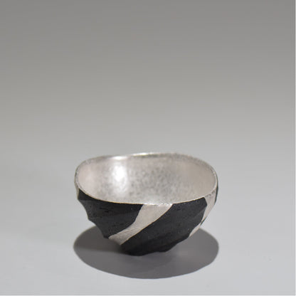 沖 誠  / 銀彩spiralぐい呑 /  om_03