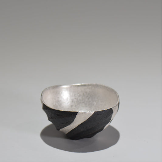 沖 誠  / 銀彩spiralぐい呑 /  om_03