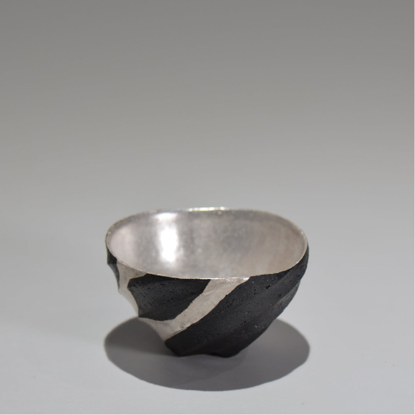 沖 誠  / 銀彩spiralぐい呑 /  om_04