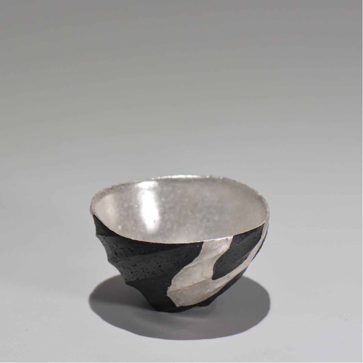 沖 誠  / 銀彩spiralぐい呑 /  om_04