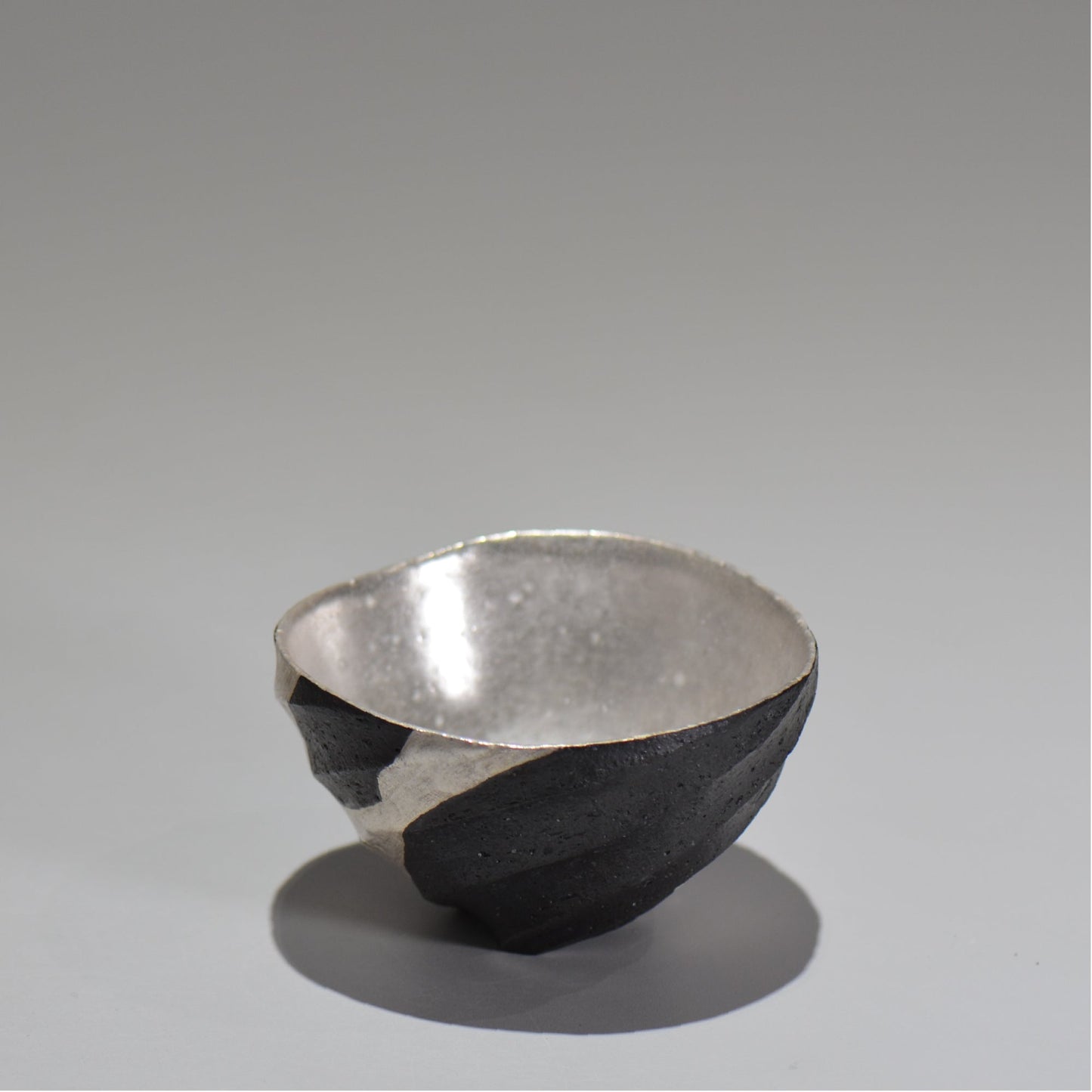 沖 誠  / 銀彩spiralぐい呑 /  om_04