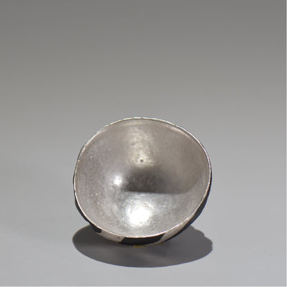 沖 誠  / 銀彩spiralぐい呑 /  om_04