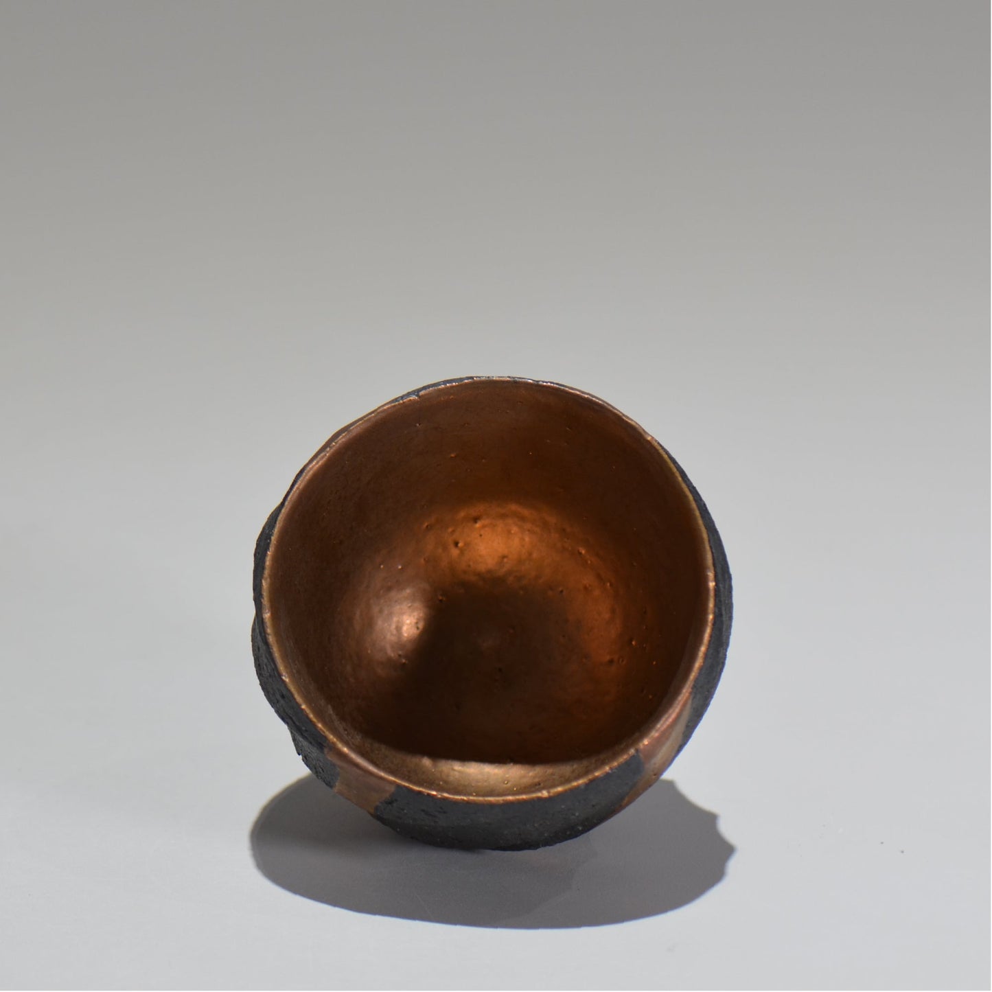 沖 誠  / bronzaラスター彩ぐい呑 /  om_06