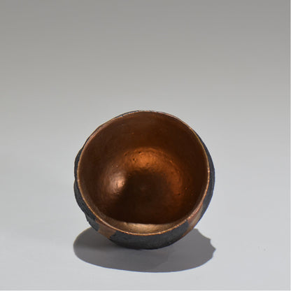 沖 誠  / bronzaラスター彩ぐい呑 /  om_06