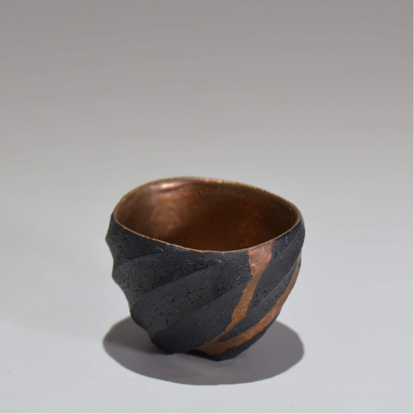 沖 誠  / bronzaラスター彩ぐい呑 /  om_07