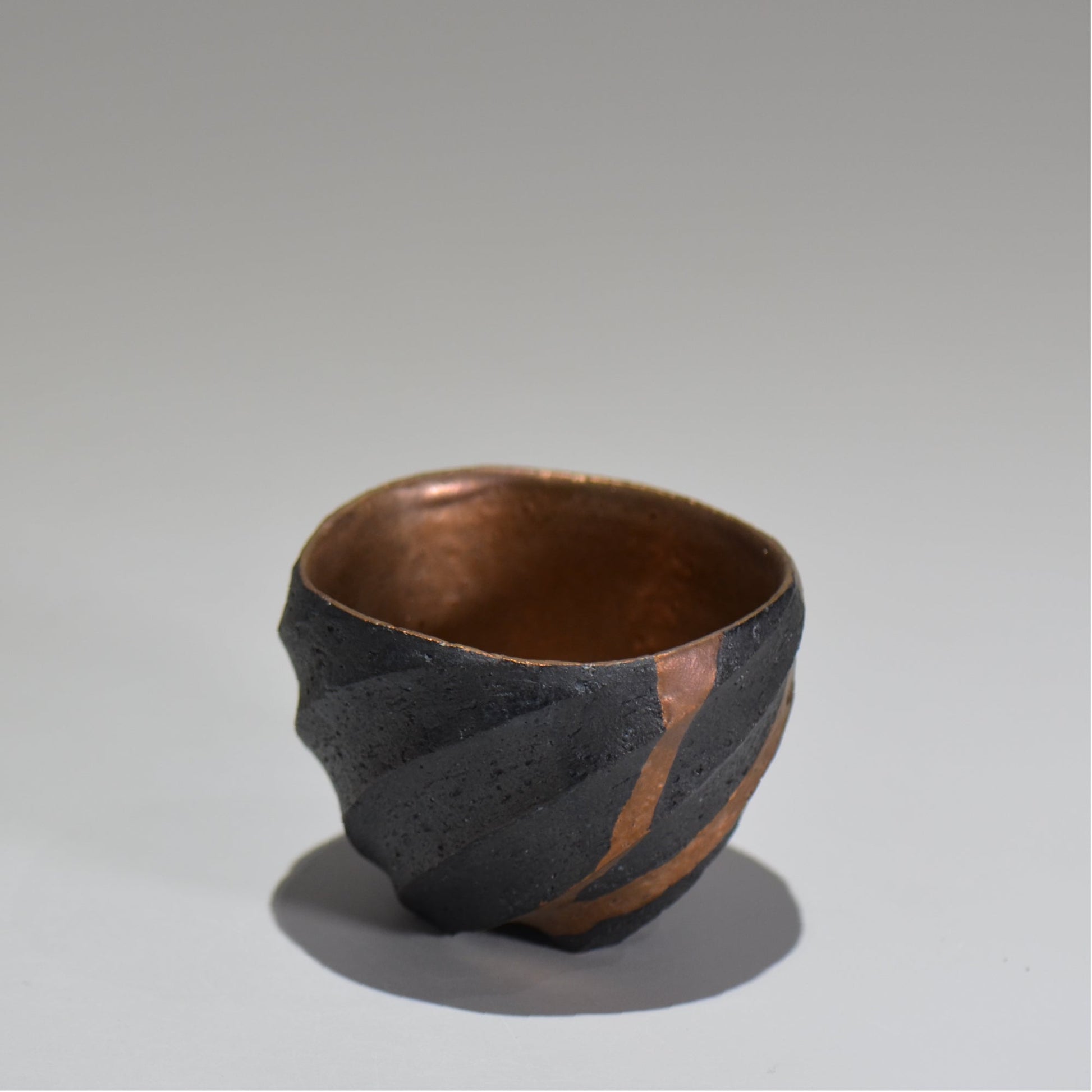 沖 誠  / bronzaラスター彩ぐい呑 /  om_07