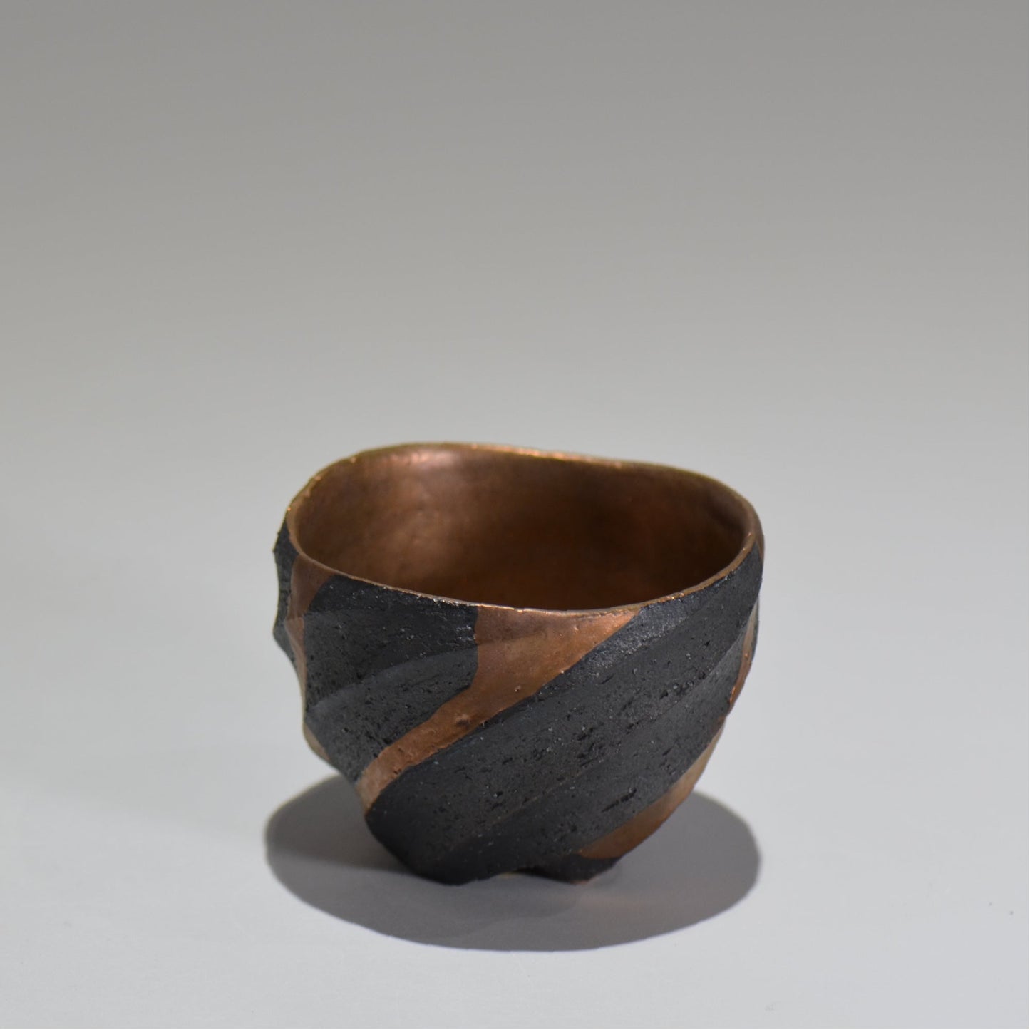 沖 誠  / bronzaラスター彩ぐい呑 /  om_07